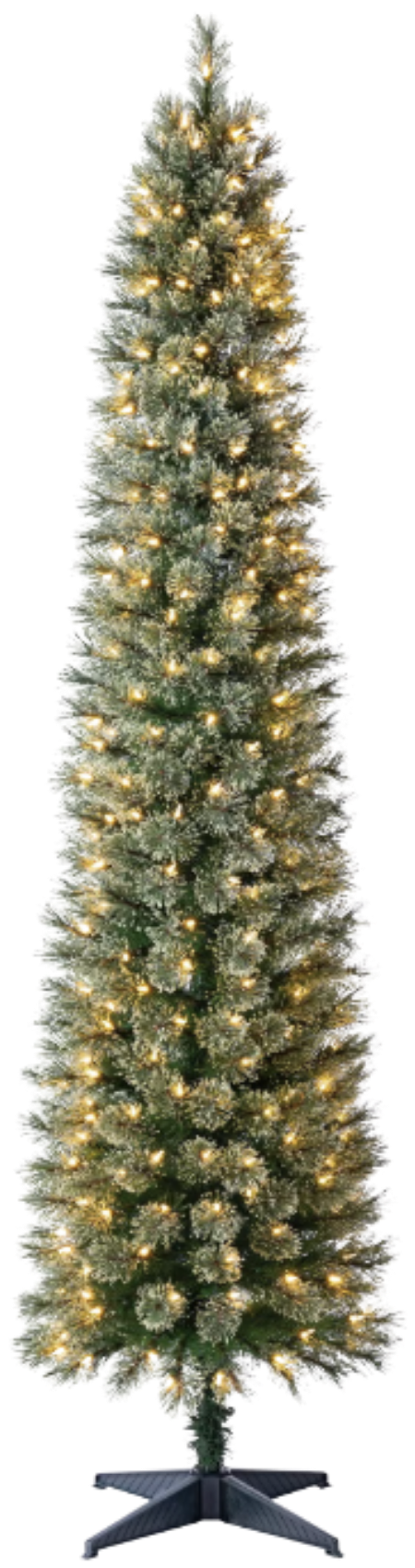 7 Ft Pre-Lit Slim Christmas Tree