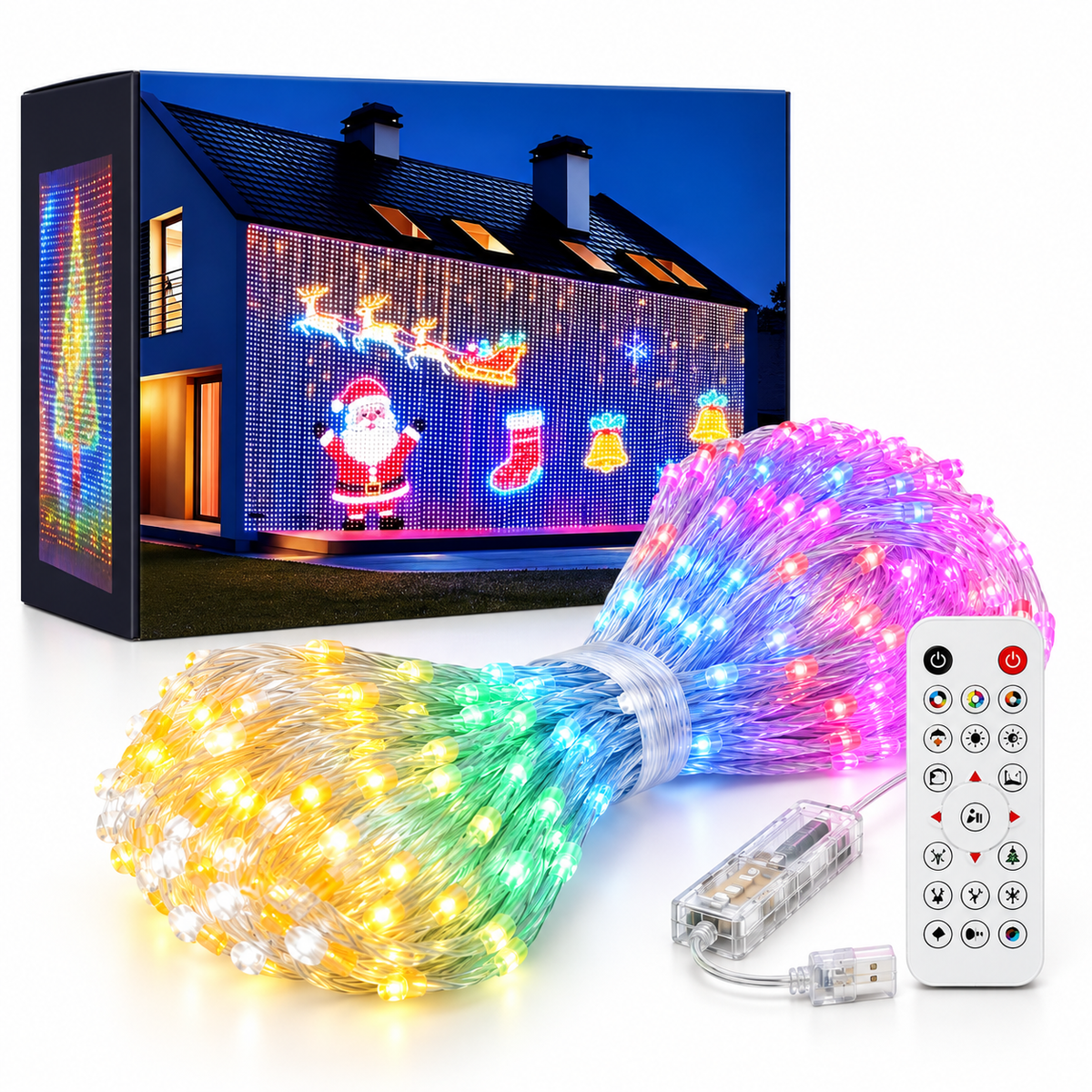 Animated RGB Curtain Lights